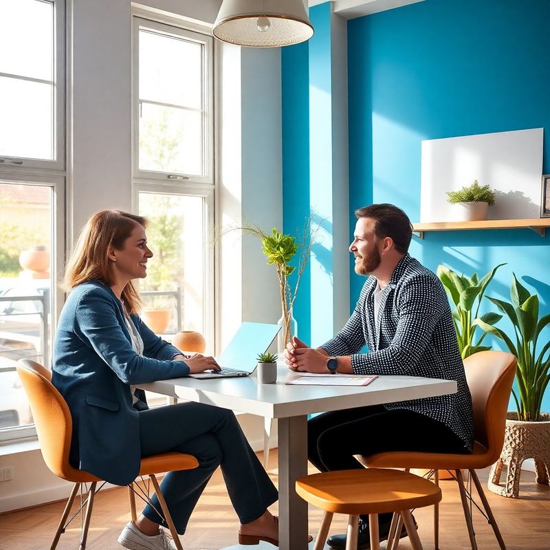 Mentor i klijent u modernom co-working prostoru u Rijeci